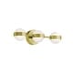 preview thumbnail 6 of 16, AFX Verona LED Vanity Light - White Acrylic Shade 22" - Satin Brass