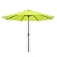 preview thumbnail 86 of 142, Holme 9-foot Steel Market Patio Umbrella with Tilt-and-Crank Lime Green