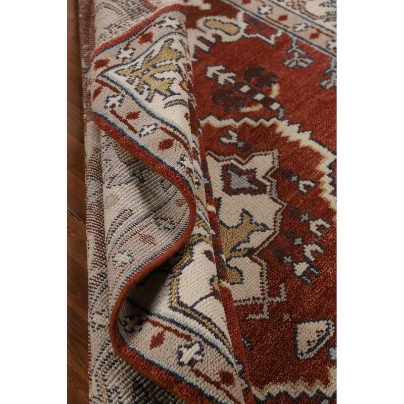 Tabriz Indian Area Rug Handmade Wool Carpet - 7'10"x 10'1"