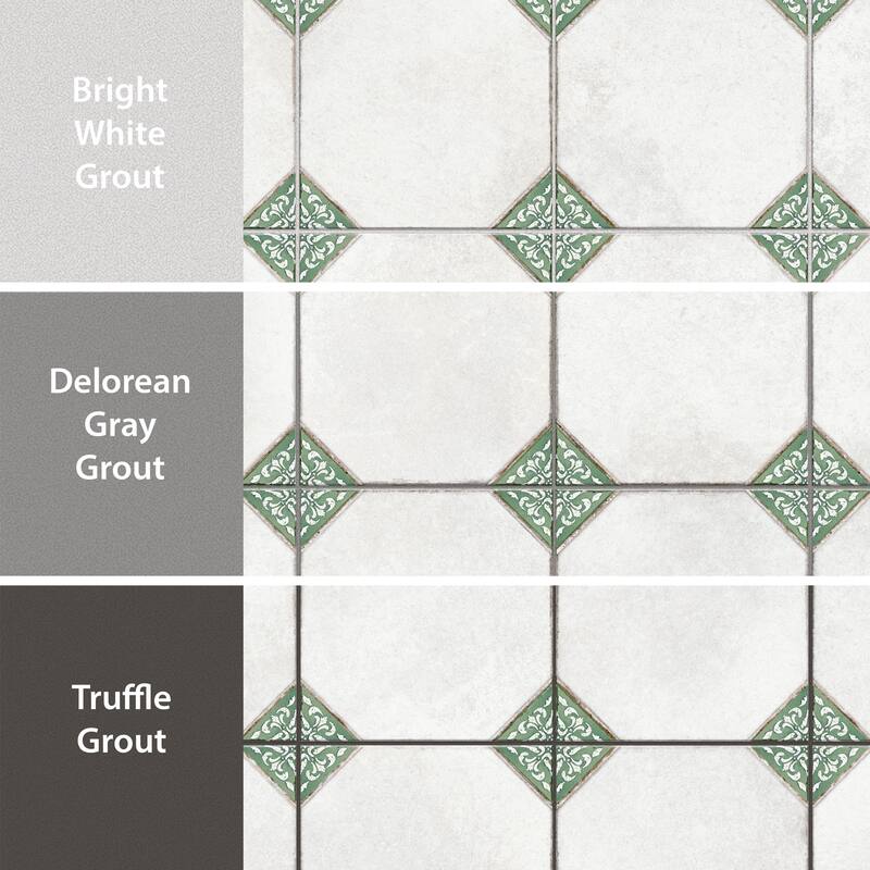 Merola Tile Englishtown Garden 12-7/8" x 12-7/8" Porcelain Floor and Wall Tile