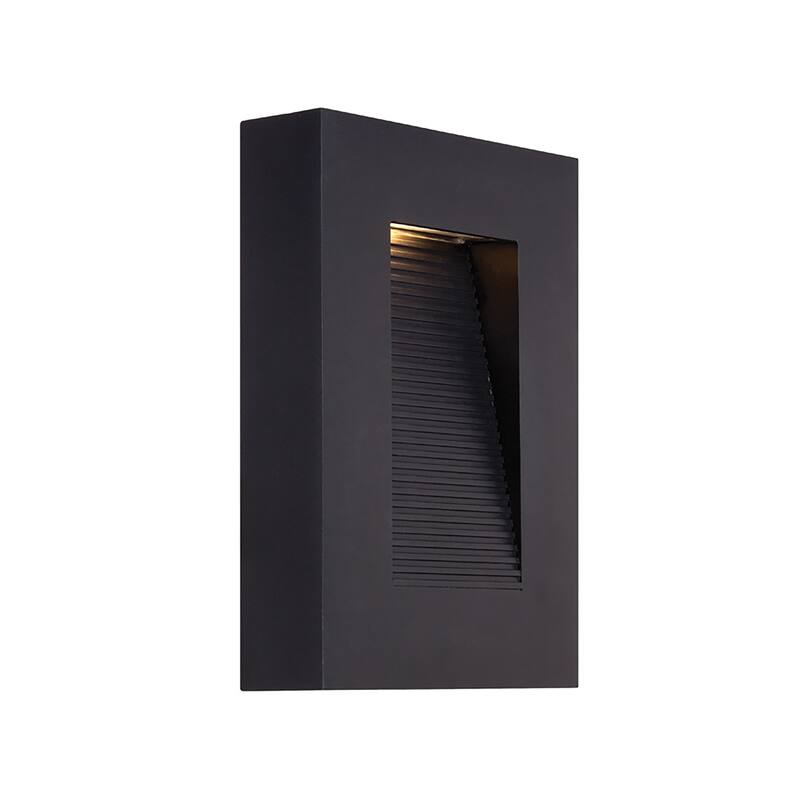 Urban 10in LED Indoor or Outdoor Wall Light 3000K - Black - 10-inch
