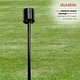 preview thumbnail 7 of 9, Alpine Corporation 31" Tall Outdoor Metal Gazing Globe Display Stand, Black