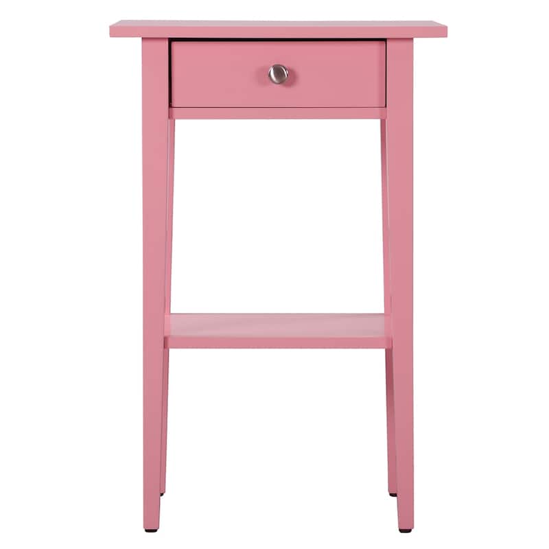 Wood Nightstand with Drawer