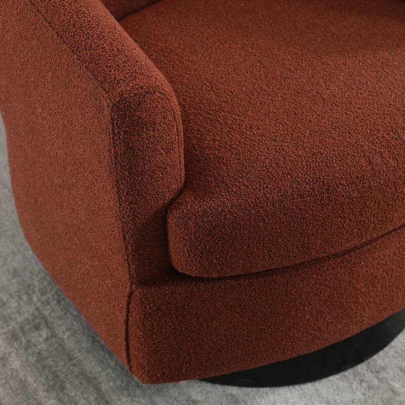 Swivel Accent Chair Armchair Upholstered Barrel Chairs