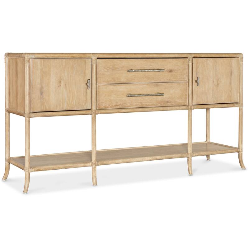 Hooker Furniture 6950-75917 Retreat 70" Wide Maple and Oak Buffet with - Dune