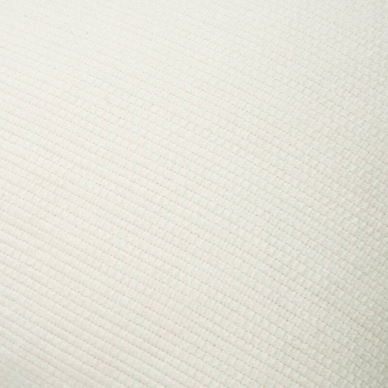 Rizzy Home Ribbed Textured Solid Throw Pillow - Down Alternative - White