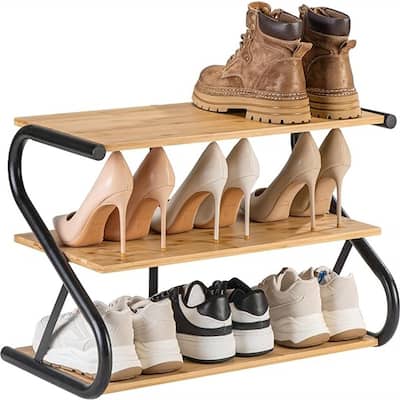 Shoe Rack - 11.81"D x 25.78"W x 15.86"H