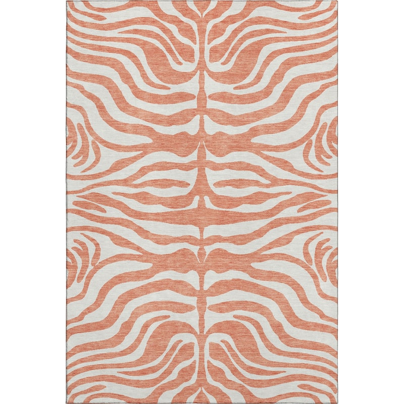 Premium Washable Super Soft Zebra Print Mayfield Rug
