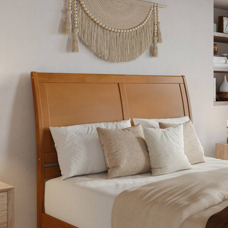 Andorra Platform Bed with Panel Footboard and Storage Drawers