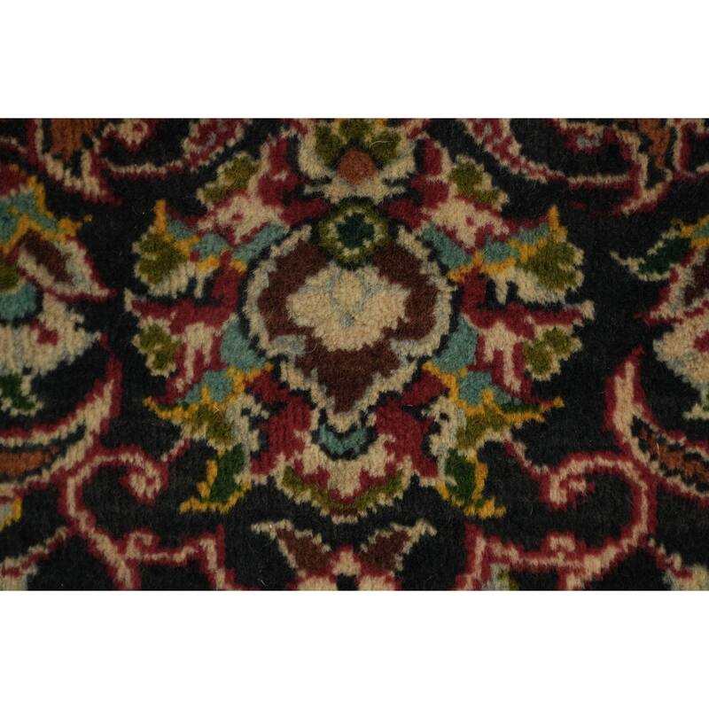Hand Knotted Oriental 100% Wool Carpet Traditional Floral Red Mashad Area Rug - 12' 10'' X 9' 10''