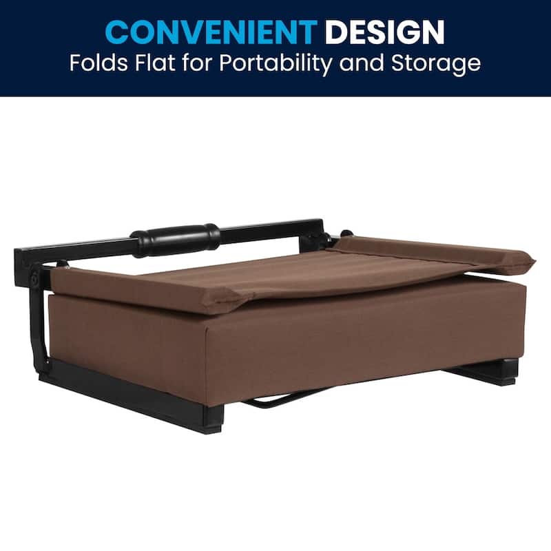 Ultra-Padded Stadium Chair - 18"W x 14"D x 18"H - 18"W x 14"D x 18"H