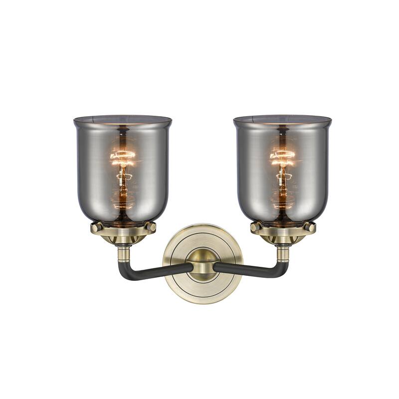 Innovations Lighting Small Bell 2 Light 13" Wide Bathroom Vanity Light