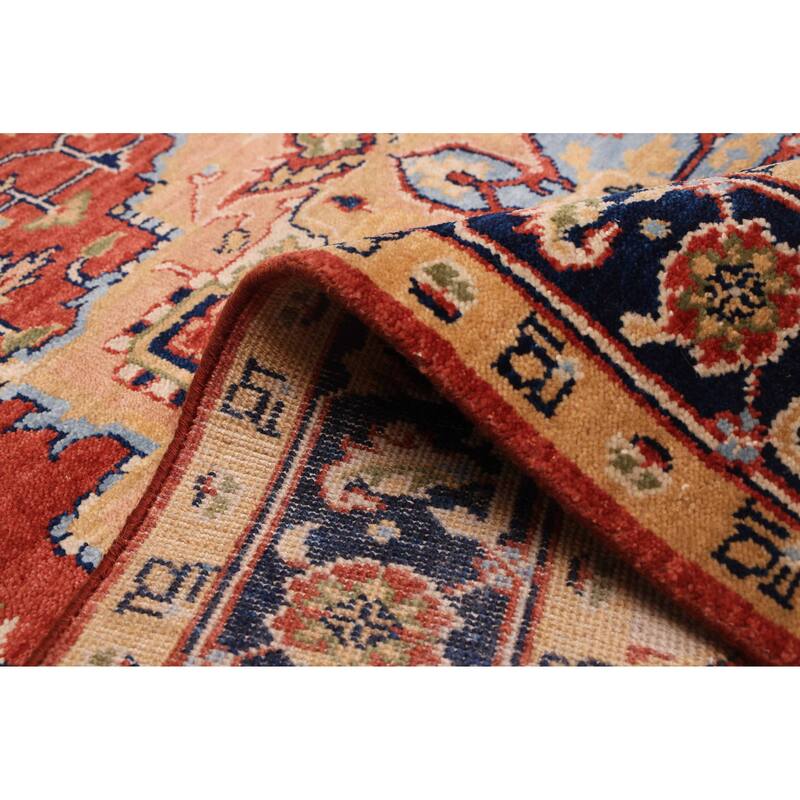 ECARPETGALLERY Hand-knotted Jules Sultane Dark Copper Wool Rug - 5'0 x 7'0