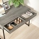 preview thumbnail 11 of 12, 43'' W Home Office Computer Desk with 2 Drawers, Modern Writing Study Desk