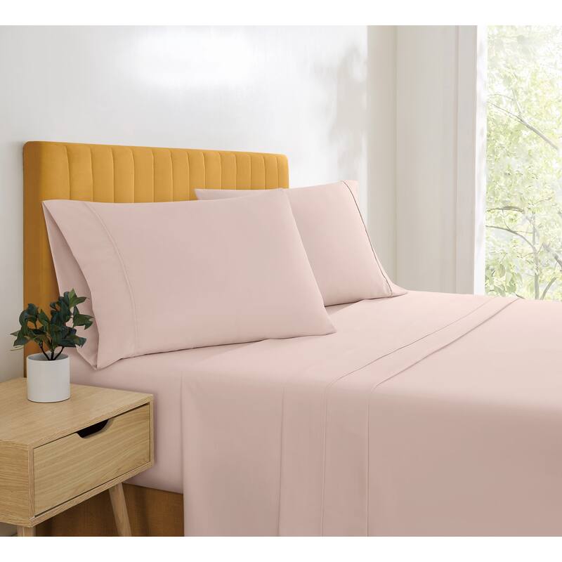 Simmons Essential Solid Sheet Set and Pillowcase