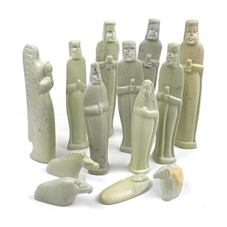 Handmade 6-inch Soapstone Nativity Set (Kenya)