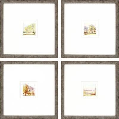 Petite Sunrise S/4 Exclusive Framed Art Giclee from the J. Banks Collection - Under Glass - Multi-Color