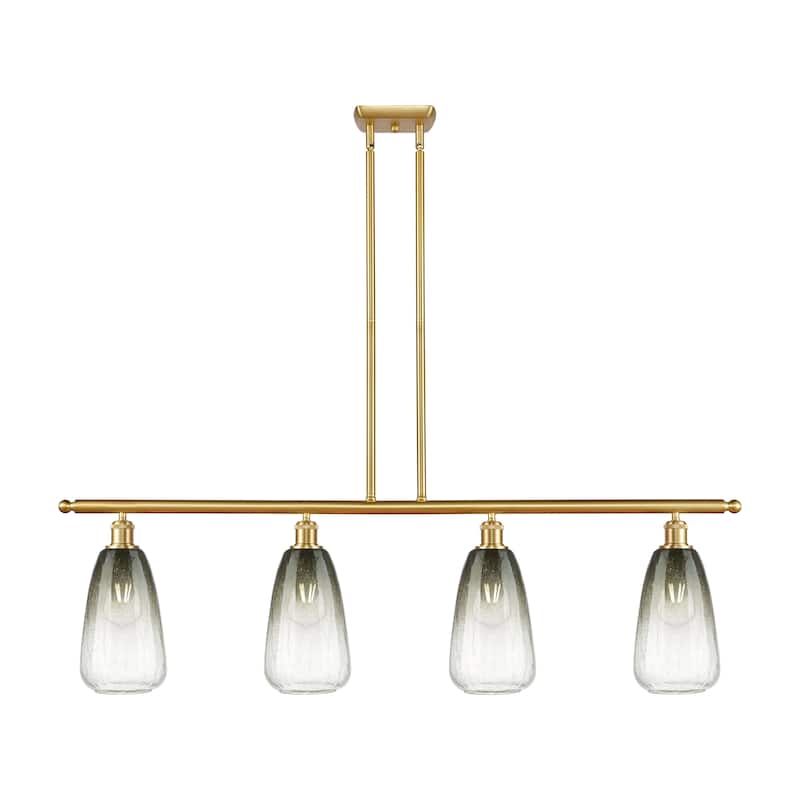 Innovations Lighting Endless Possibilities Ballston - Brookhaven Almond - 4 Light 48" Stem Hung Island Light