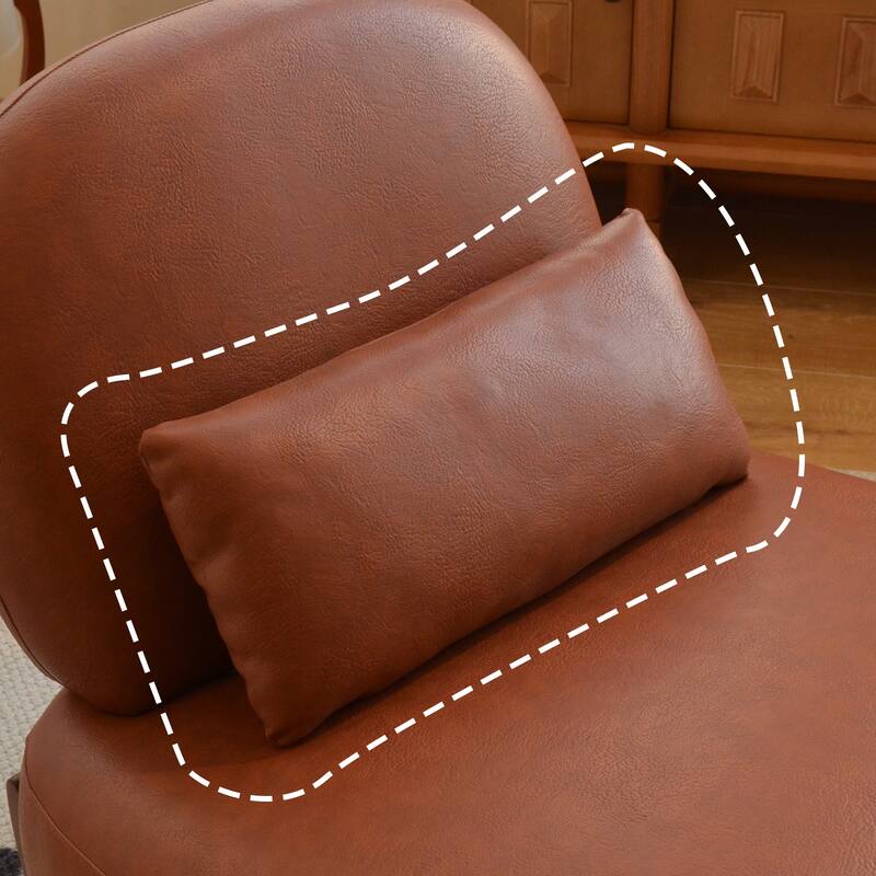 Accent Chair with Solid Wood Legs