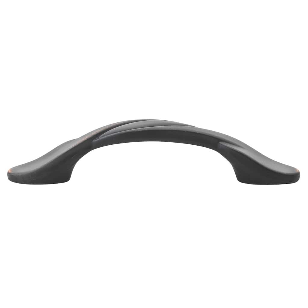GlideRite 5-Pack 3 in. Center Oil Rubbed Bronze Twisted Cabinet Pulls - Oil Rubbed Bronze