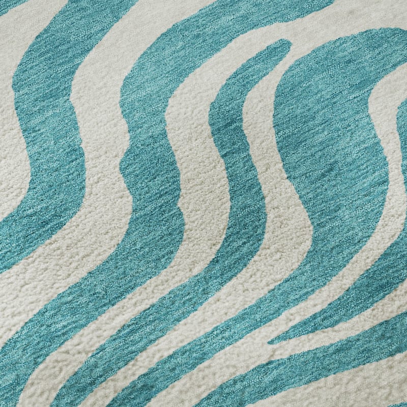 Premium Washable Super Soft Zebra Print Mayfield Rug