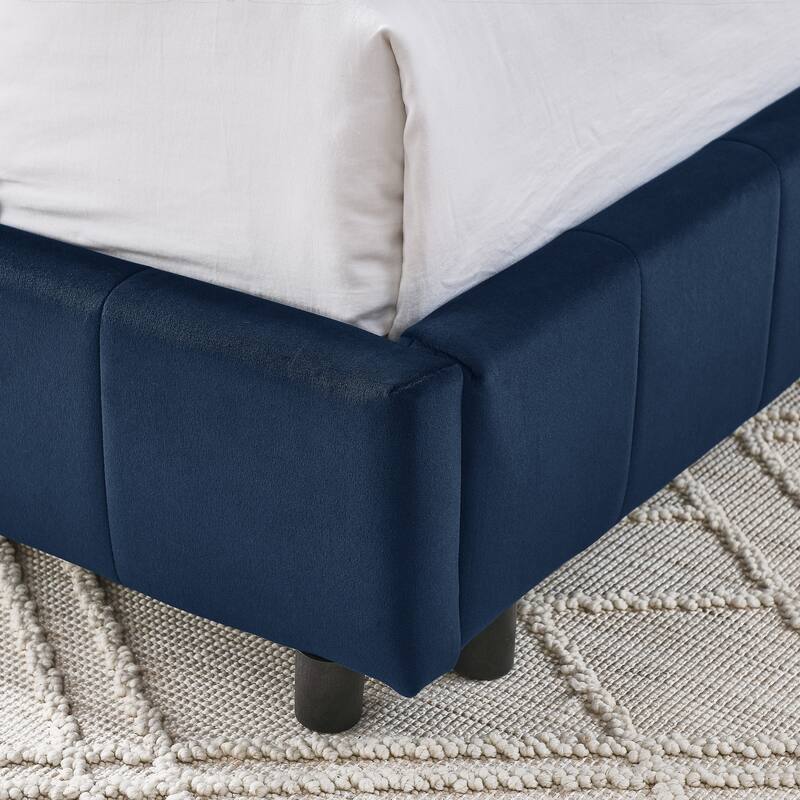 L-shaped Velvet Upholstered Daybed Tufted Sofa Bed with Soft Backrest Armrests - and Optional Corner Storage Day Bed