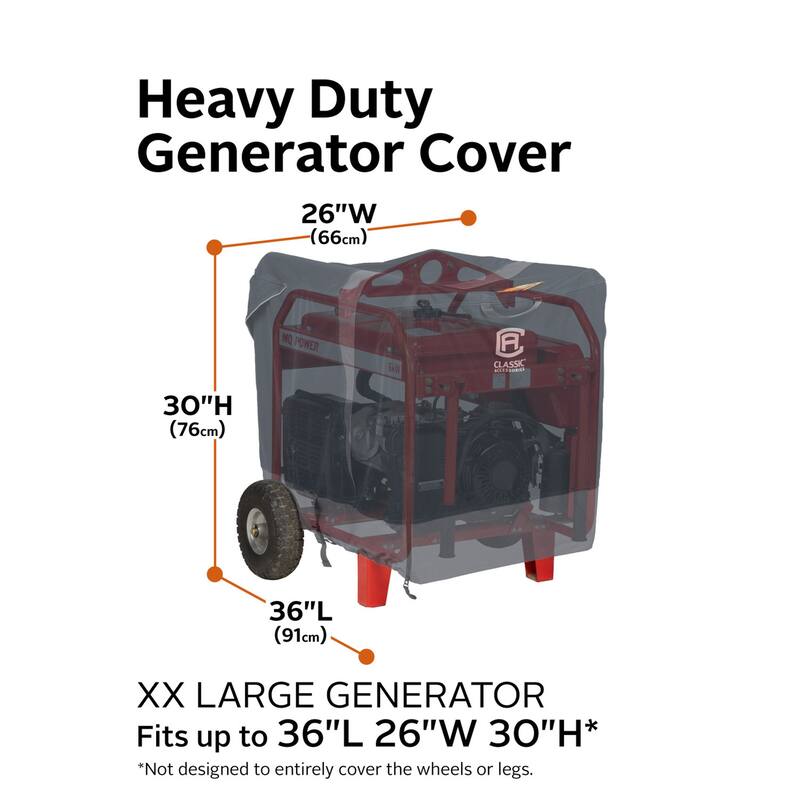 Classic Accessories StormPro Waterproof Heavy-Duty Generator Cover