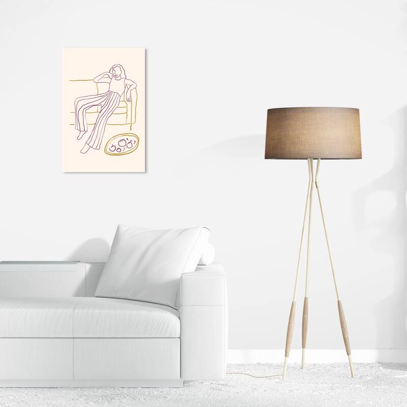 Wynwood Studio Canvas Success and Entrepreneurial Produce Purple and Modern & Contemporary Wall Art Canvas Print - 24 x 16