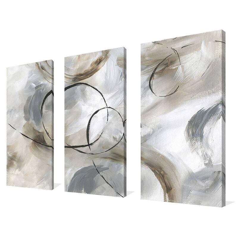 "Allegro" 3 Piece Set on Canvas