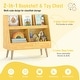 preview thumbnail 11 of 28, Costway 5-Cube Kids Bookshelf and Toy Organizer Wooden Storage - See Details