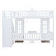preview thumbnail 132 of 156, Modern Style Wooden Bunk Bed with Changeable Table, Upper Bed and Down Desk