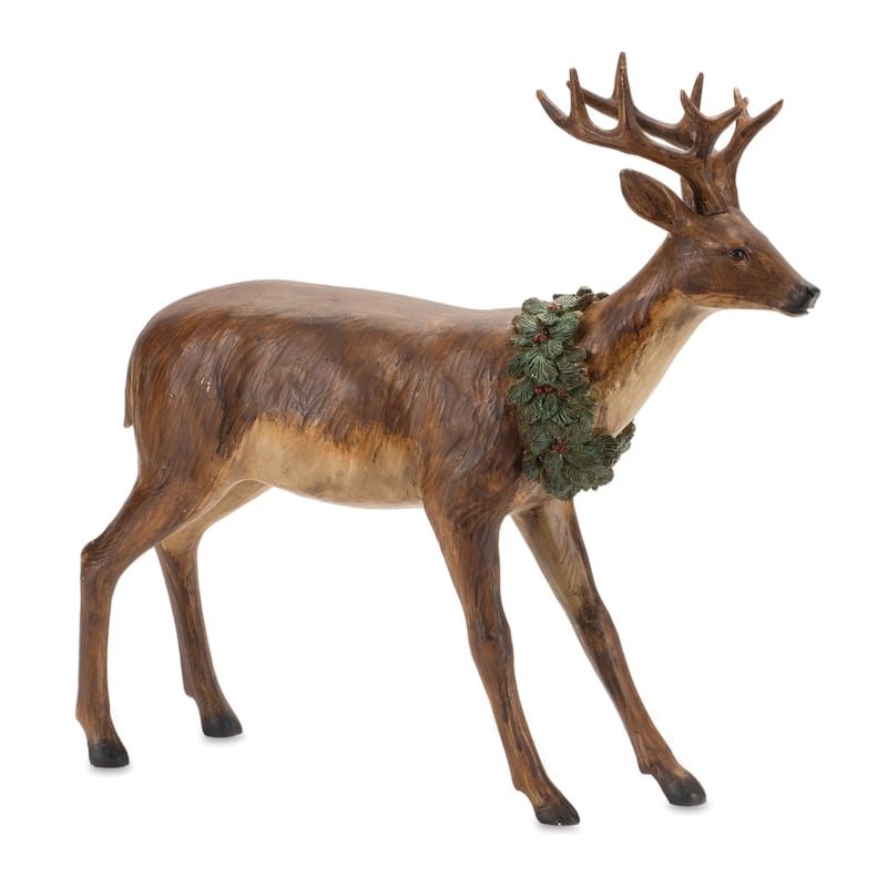 Deer with Wreath