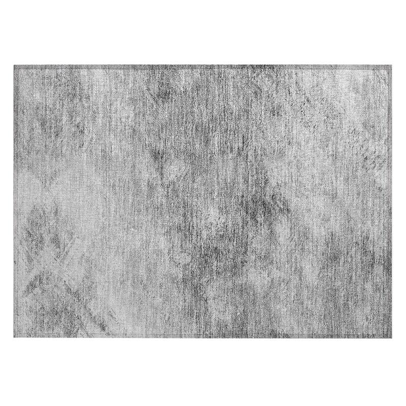 Machine Washable Indoor/ Outdoor Chantille Abstract Watercolor Rug