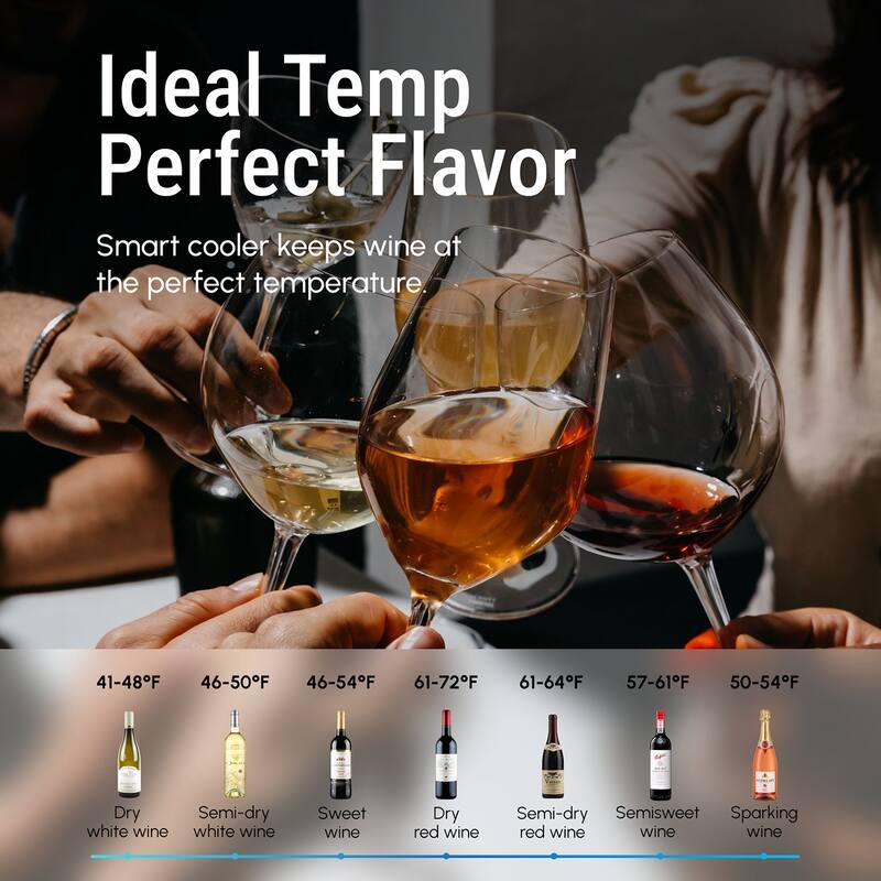 Yeego 12 Bottle Wine/Beverage Refrigerator, Freestanding, Compact