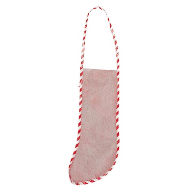 Long Mesh Christmas Stockings, Seasonal Home Decor, 10 Pieces - 18"
