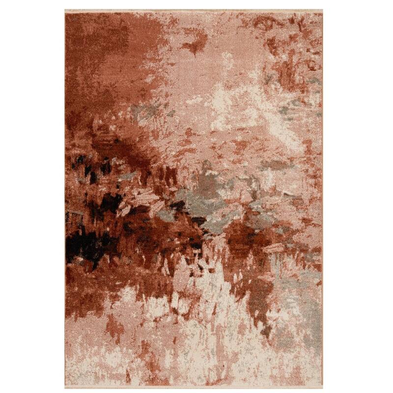 Luxe Weavers Geometric Metallic High and Low Fibers Area Rug