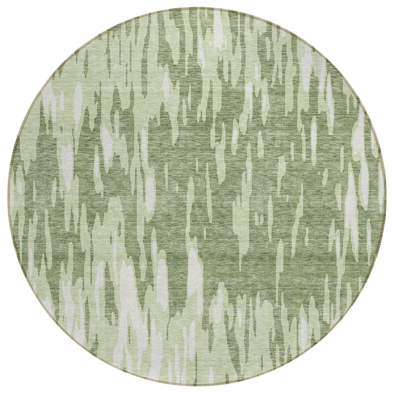 HomeRoots Abstract Transitional Rectangle Outdoor Rug