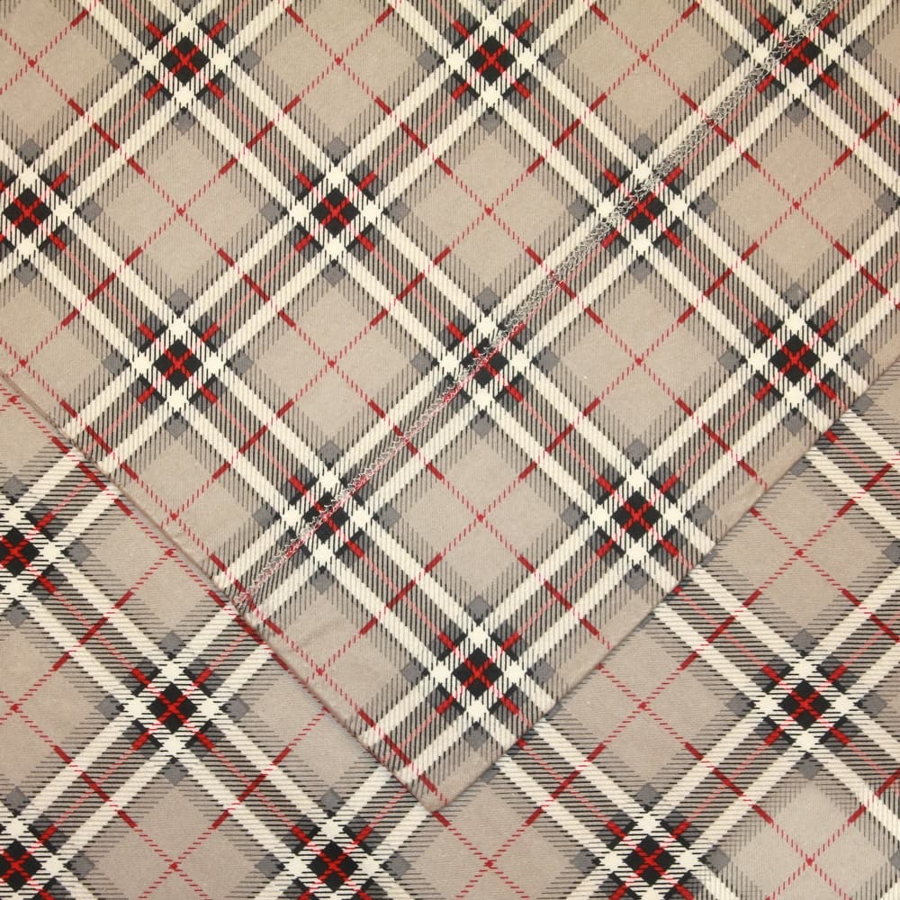 Pointehaven Derby 180 GSM Cotton Flannel Oversized Duvet Set