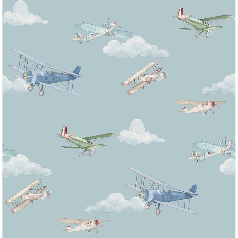Advantage Aeroplanes Blue Skies Wallpaper