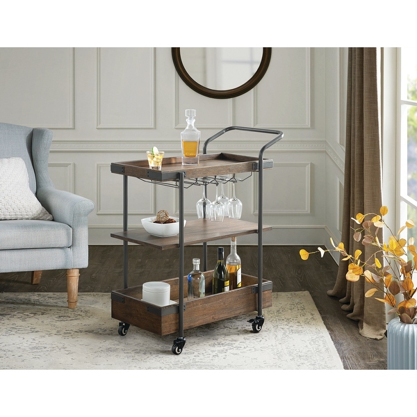 Rattan bar cart bed store bath and beyond