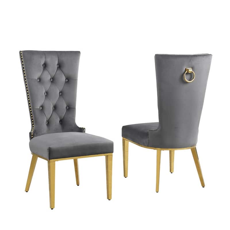 Best Quality Furniture D223/4-SC330-7 Dining Set with 95" 15mm Glass