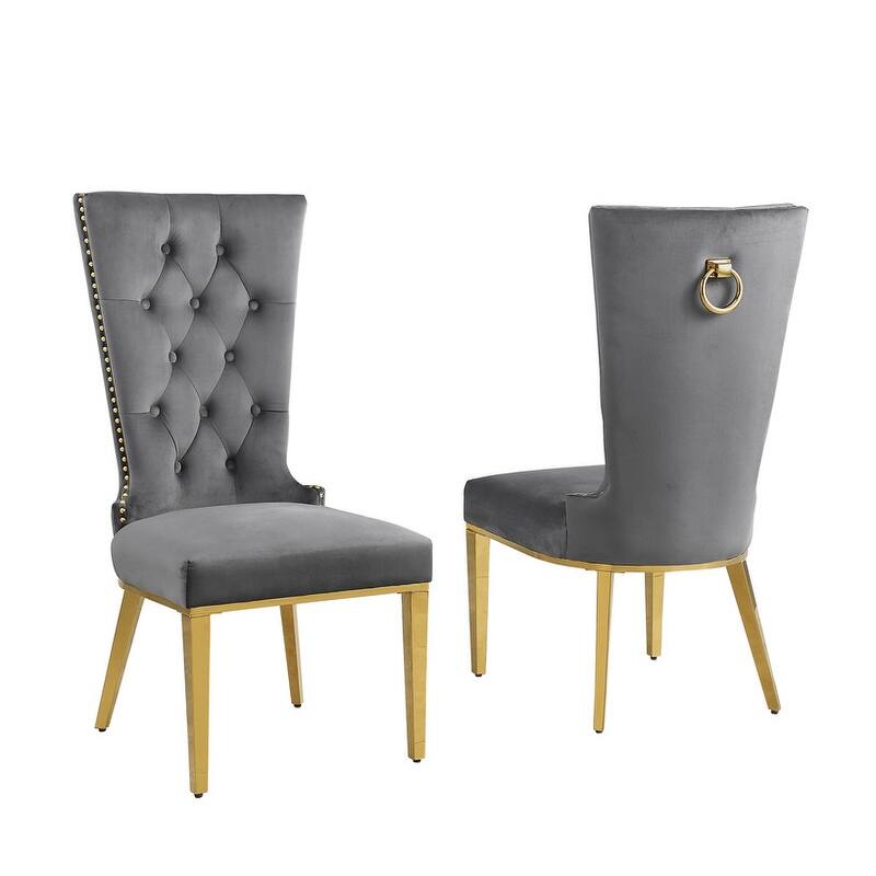 Best Quality Furniture D400/1-SC330-7 Dining Set with 78" 12mm Glass with Bevel