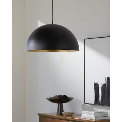 Livabliss Liguge Rustic Pendant - 20"L x 20"W x 11"H