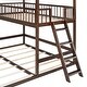 preview thumbnail 41 of 40, Twin Over Twin-Twin House Bunk Bed with Ladder L-Shaped Bunk Bed
