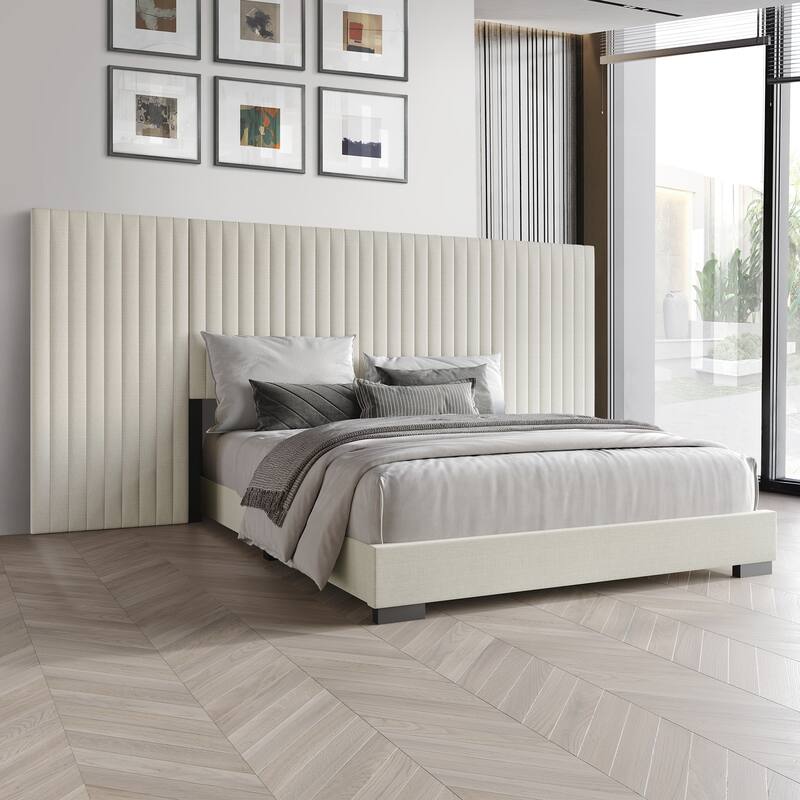 CraftPorch Simple Luxury Wall Panel Bed