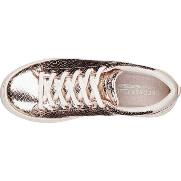 skechers street rose gold