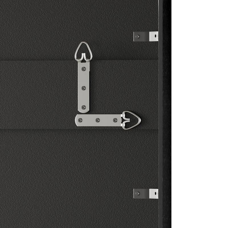 Rust-Proof Brushed Aluminum Frame Oval Full-Length Mirror