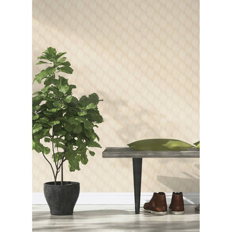 Advantage Miro Taupe Geo Wallpaper