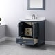 preview thumbnail 71 of 116, Altair Isla Single Bathroom Vanity Set and Aosta White Countertop without Mirror