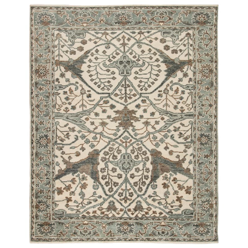 Lynn Hand-Knotted Medallion Area Rug